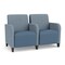 Lesro Siena 2 Seat Tandem Seating, Black, RS RainSong Back, MD Titan Seat, RS RainSong Panels SN2103 - alternate 1